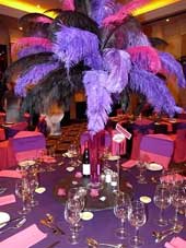 Feather Table Centres - Props for parties